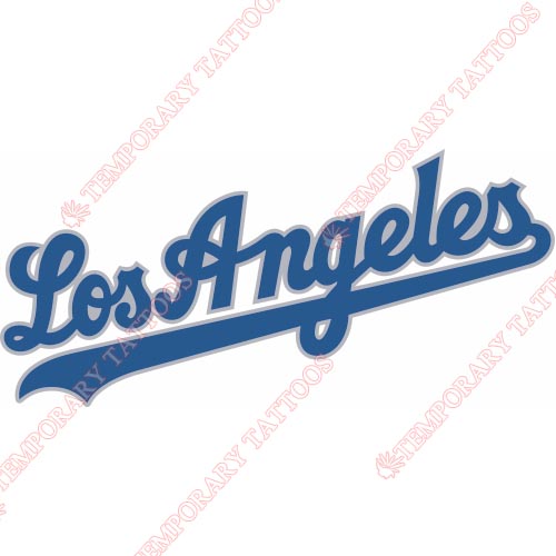 Los Angeles Dodgers Customize Temporary Tattoos Stickers NO.1659